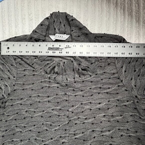 Itemz Chris Baumgartner Womens Gray Cowl Neck Long Sleeves Sweater Tunic Top OS - Picture 5 of 8